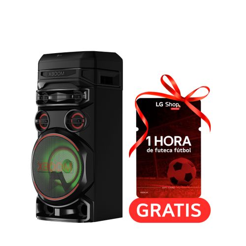 Torre de Sonido LG xboom RNC5 con Woofer de 8", Karaoke, DJ App, Iluminación LED y Conectividad Bluetooth
